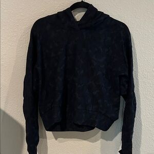 Athleta Dark Blue Camouflage Hoodie